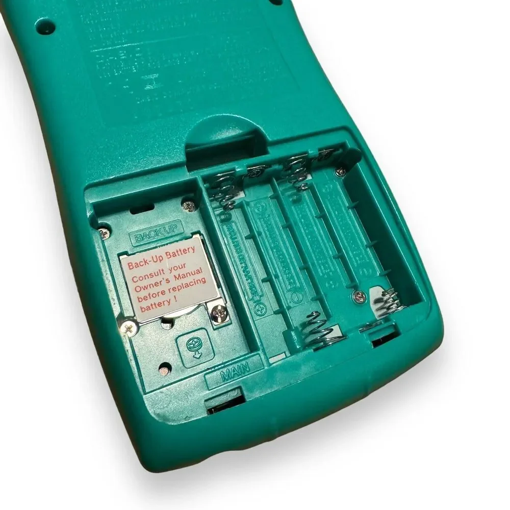 Casio fx-9750G Plus Graphing‎ Calculator Scientific Aqua Green Case Cover EUC
